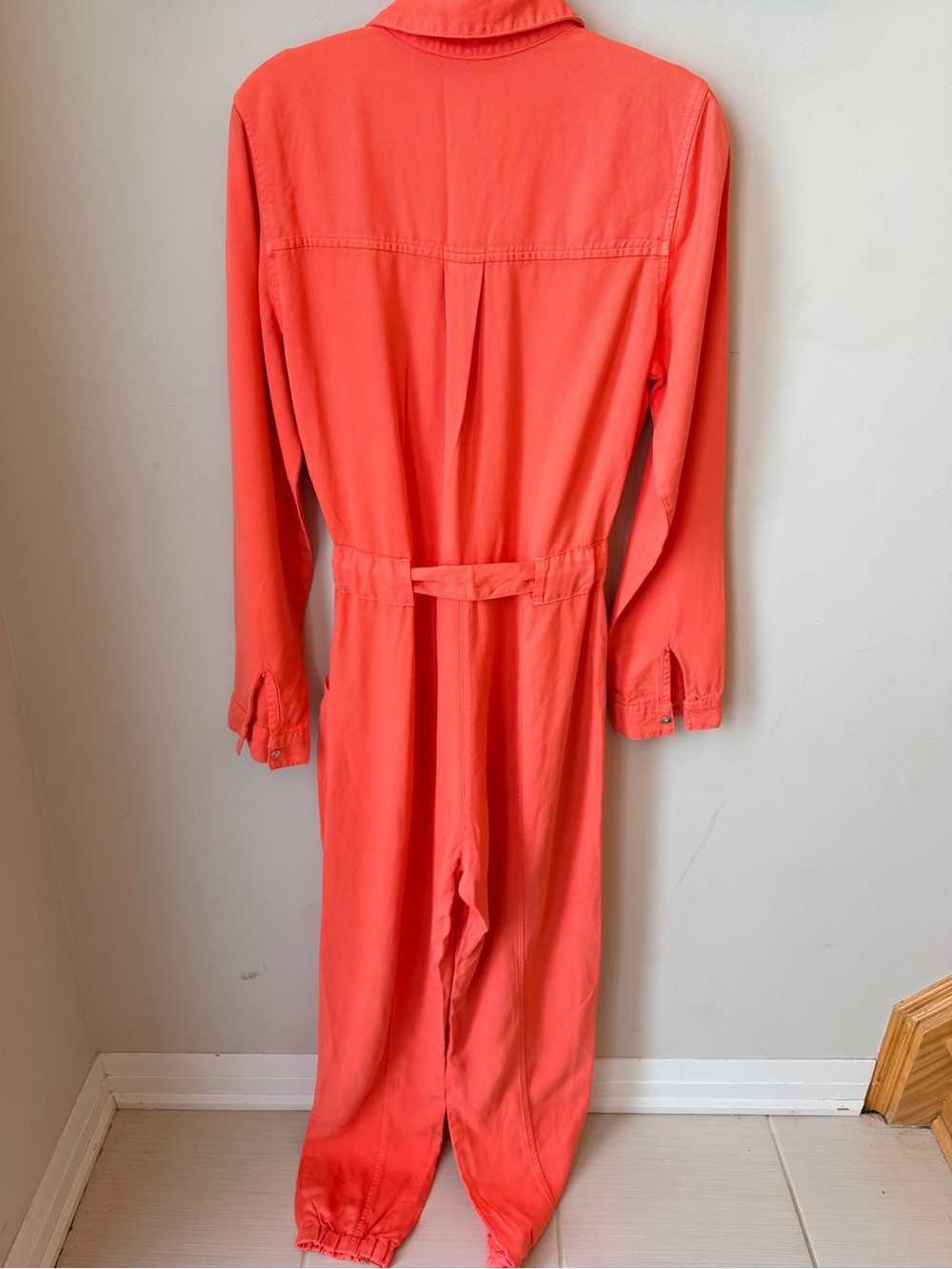 GUESS Coral Tencel Utility Jumpsuit — Y2K / Workwear / Gorpcore / Coveralls - Picture 7 of 12